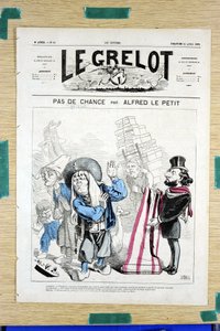 Copertina di "Le Grelot", numero 54, Satirico a Colori