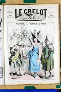 Copertina di Le Grelot, numero 67, Satirico a Colori da Alfred Le Petit