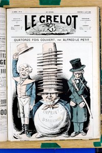 Copertina di "Le Grelot", numero 70, Satirique en Couleurs