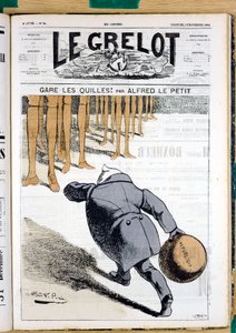 Copertina di Le Grelot, numero 84, Satirique en Couleurs da Alfred Le Petit
