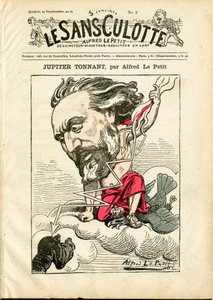 Copertina di "Le Sans-Panties", numero 2, Satirico a colori