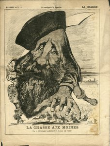 Illustrazione di Alfred Le Pete (1841-1909) in La Charge (1870), No. 12 da Alfred Le Petit