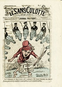 Illustrazione per la copertina di Le Sans-culotte, n. 7 da Alfred Le Petit