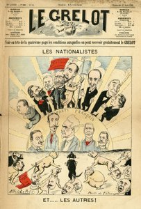 Illustrazione di Alfred Le Pepetit (1841-1909) per la copertina di Le Grelot