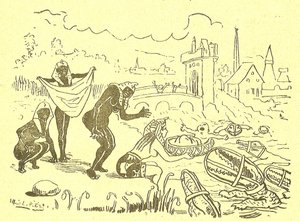 Illustrazione di Alfred Le Petit in Gros-Jean e il suo curato
