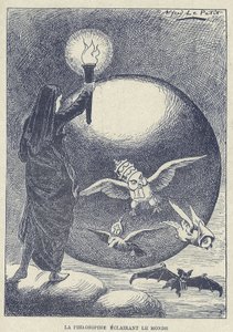 Illustrazione di Alfred Le Petit (1841-1909) in Gros-Jean e il suo curato da Alfred Le Petit
