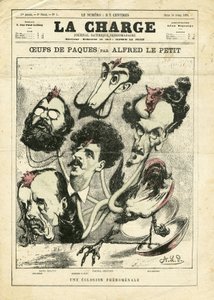 Illustrazione di Alfred Le Pepetit in La Charge (1870) da Alfred Le Petit