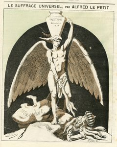 Illustrazione di Alfred Le Petity (1841-1909) per la Copertina di Le Grelot da Alfred Le Petit