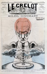 Soleil couchant: Victor Hugo - di Alfred Le Pepetit, in "Le Grelot" dell