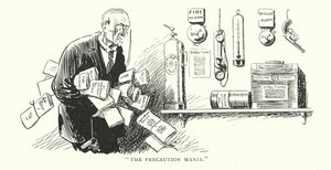 Mania di precauzione da Alfred Leete