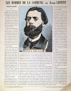 Jules Vallès, giornalista francese, autore e membro della Comune di Parigi, 1871