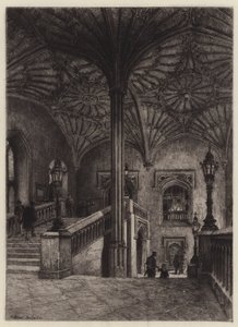 La Scala di Christ Church da Alfred Louis Brunet Debaines