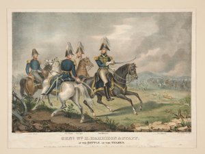 Gen. Wm. H. Harrison e Staff