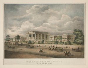 Girard College per orfani - a Filadelfia, Pennsylvania da Alfred M. Hoffy