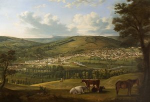 Stroud da vicino a Rodborough Fort, Gloucestershire