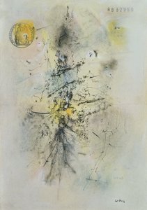 Il foglio di carta timbrato da Alfred Otto Wolfgang Schulze Wols