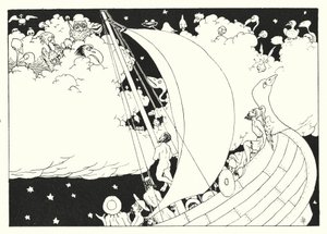 La vera storia di Luciano: Cloud-Cuckoo-Land (incisione) da Alfred Payne Garnett