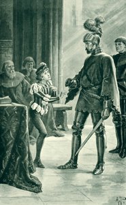 Ammiraglio Sir Andrew Wood e Giacomo IV, illustrazione da 
