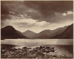 Vista di Derwentwater vicino a Keswick, Cumbria