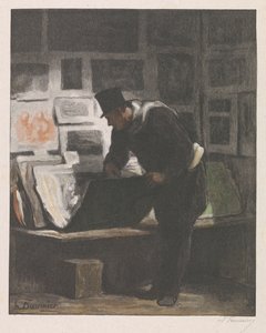 Collezionista di stampe da Alfred Prunaire (signed by artist)