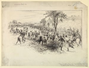 Il raid del bestiame da parte della cavalleria confederata