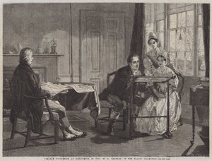 George Stephenson a Darlington nel 1823 da Alfred Rankley