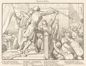 Anche una danza macabra IV da Alfred Rethel