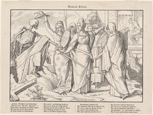 Anche una danza macabra I da Alfred Rethel