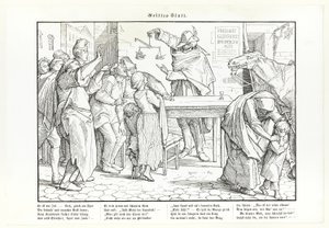 Anche una danza della morte, piatto III da Alfred Rethel