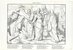 Auch ein Todtentanz, tavola I