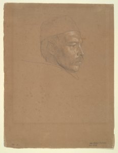 Studio di un uomo da Alfred Rethel