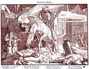 Totentanz 1848: La morte come eroe repubblicano da Alfred Rethel