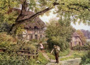 Un vicolo a Houghton, Sussex da Alfred Robert Quinton