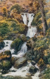 Cascate di Arthog, vicino a Barmouth da Alfred Robert Quinton