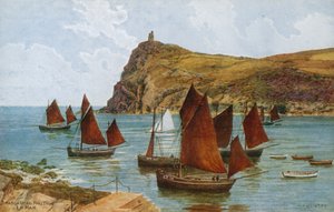 Bradda Head, Port Erin, Isola di Man da Alfred Robert Quinton