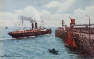 Folkestone, partenza della nave del canale da Alfred Robert Quinton