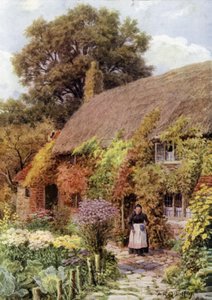 Cottage della nonna, Henley Common, vicino a Midhurst, Sussex da Alfred Robert Quinton
