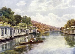 Case galleggianti a Henley Backwater