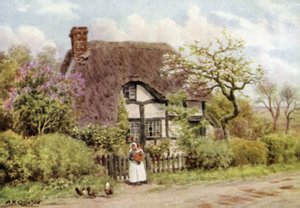 Lillà e fiori di melo, Harvington, Worcester da Alfred Robert Quinton