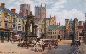 Piazza del mercato, Wells