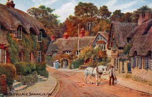 Vecchio Villaggio, Shanklin, Isola di Wight da Alfred Robert Quinton