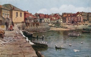 Gabbiani nel porto, St Ives, Cornovaglia da Alfred Robert Quinton