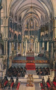 Il coro della Cattedrale di Canterbury da Alfred Robert Quinton