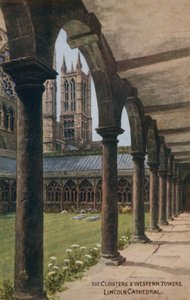 I chiostri e le torri occidentali, Cattedrale di Lincoln da Alfred Robert Quinton