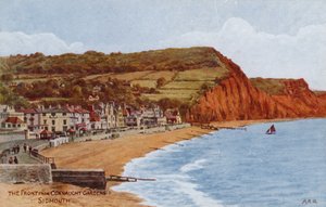 La facciata dai giardini di Connaught, Sidmouth