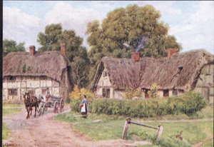 West Hagbourne, Berkshire, da The Cottages and the Village Life of Rural England pubblicato da Dent & Sons Limited, 1912