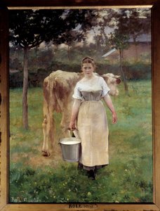 Manda Lametrie, la contadina da Alfred Roll