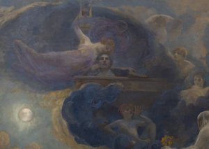 Poesia - Dramma (soffitto laterale) da Alfred Roll