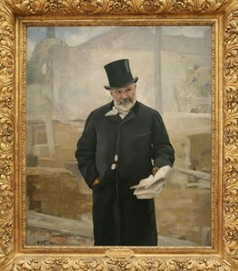 Ritratto di Adolphe Alphand (1817-1891), 1888 da Alfred Roll
