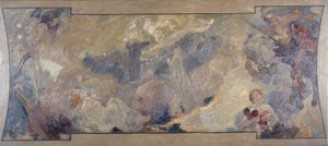 Bozzetto per il Petit Palais, galleria sud: La musica fantastica, tra il 1906 e il 1917 da Alfred Roll